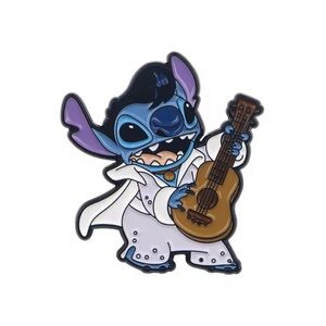 Stitch Elvis Disney Inspired Enamel Pin